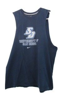 Nike Modified Standard Fit Tee Unisex Blue Size Large LG Short Sleeves Cotton